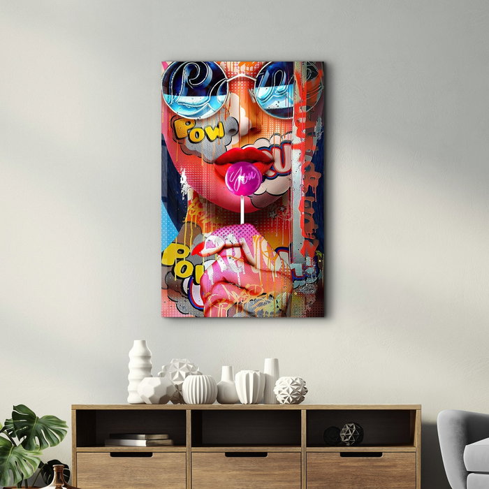 Wallity Pintura Decorativa de Vidrio Templado 70 x 110 cm Wallity Pintura Decorativa de Vidrio Templado 70 x 110 cm